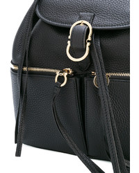 schwarzer Leder Rucksack von Salvatore Ferragamo