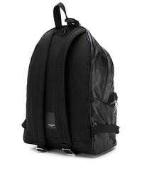 schwarzer Leder Rucksack von Saint Laurent