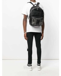 schwarzer Leder Rucksack von Philipp Plein