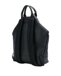 schwarzer Leder Rucksack von Alexander McQueen