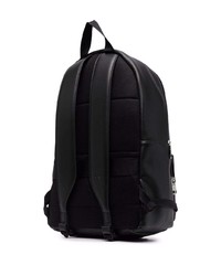 schwarzer Leder Rucksack von Calvin Klein Jeans