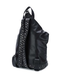 schwarzer Leder Rucksack von Jimmy Choo