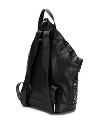 schwarzer Leder Rucksack von Jimmy Choo