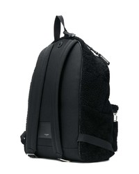 schwarzer Leder Rucksack von Saint Laurent