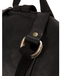 schwarzer Leder Rucksack von Guidi