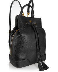 schwarzer Leder Rucksack von Tory Burch