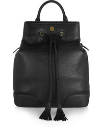 schwarzer Leder Rucksack von Tory Burch