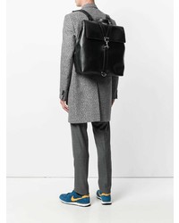 schwarzer Leder Rucksack von Valentino