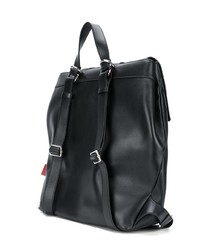 schwarzer Leder Rucksack von Valentino