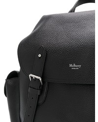 schwarzer Leder Rucksack von Mulberry