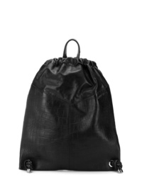 schwarzer Leder Rucksack von Jimmy Choo