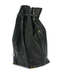 schwarzer Leder Rucksack von Jerome Dreyfuss