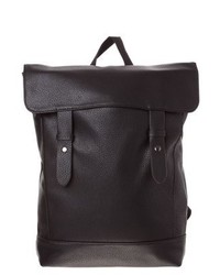schwarzer Leder Rucksack von KIOMI