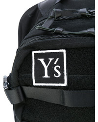schwarzer Leder Rucksack von Y's