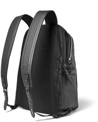 schwarzer Leder Rucksack von Lanvin