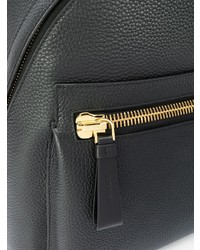 schwarzer Leder Rucksack von Tom Ford