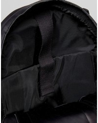 schwarzer Leder Rucksack von Eastpak