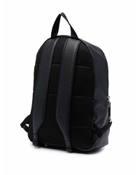 schwarzer Leder Rucksack von Calvin Klein Jeans