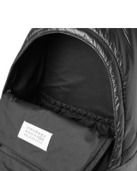 schwarzer Leder Rucksack von Maison Margiela