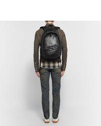 schwarzer Leder Rucksack von Maison Margiela