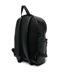 schwarzer Leder Rucksack von Calvin Klein Jeans