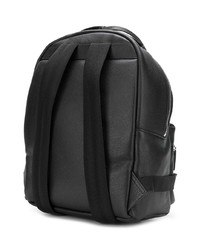 schwarzer Leder Rucksack von DSQUARED2