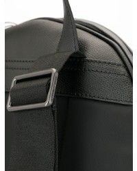 schwarzer Leder Rucksack von Emporio Armani