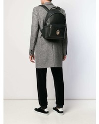 schwarzer Leder Rucksack von Billionaire