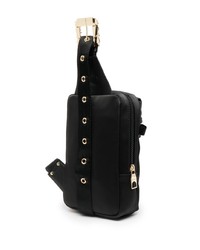 schwarzer Leder Rucksack von VERSACE JEANS COUTURE