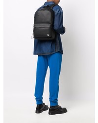 schwarzer Leder Rucksack von Calvin Klein Jeans