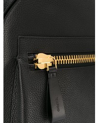 schwarzer Leder Rucksack von Tom Ford