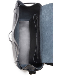 schwarzer Leder Rucksack von Loeffler Randall