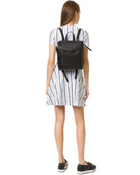 schwarzer Leder Rucksack von Loeffler Randall