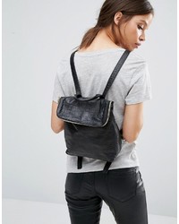 schwarzer Leder Rucksack von Whistles