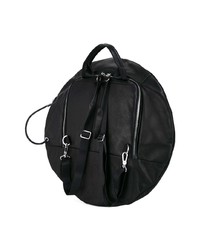 schwarzer Leder Rucksack von Côte&Ciel