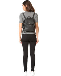 schwarzer Leder Rucksack von Kate Spade