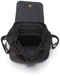 schwarzer Leder Rucksack von Kate Spade