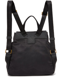 schwarzer Leder Rucksack von Kate Spade