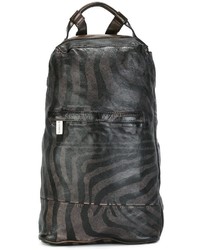 schwarzer Leder Rucksack von Numero 10