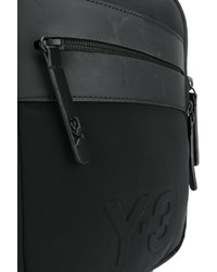 schwarzer Leder Rucksack von Y-3