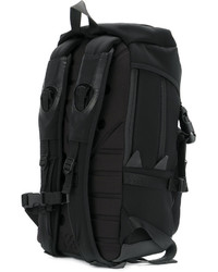 schwarzer Leder Rucksack von Y-3