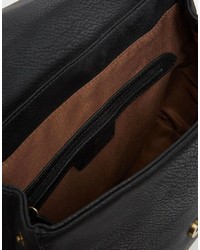 schwarzer Leder Rucksack von Fiorelli