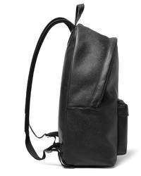 schwarzer Leder Rucksack