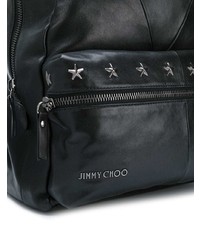 schwarzer Leder Rucksack von Jimmy Choo