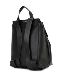 schwarzer Leder Rucksack von Corto Moltedo