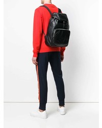 schwarzer Leder Rucksack von Bally