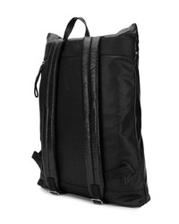 schwarzer Leder Rucksack von Diesel