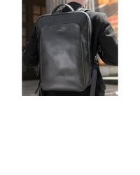 schwarzer Leder Rucksack von SID & VAIN