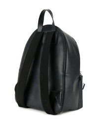 schwarzer Leder Rucksack von DSQUARED2