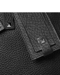 schwarzer Leder Rucksack von Valentino